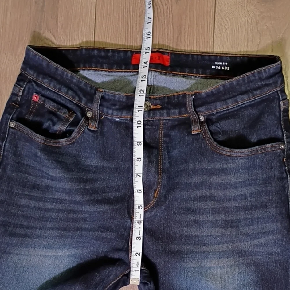 MBX Dark Wash Slim‎ Fit Jeans for Men Size W36 L32